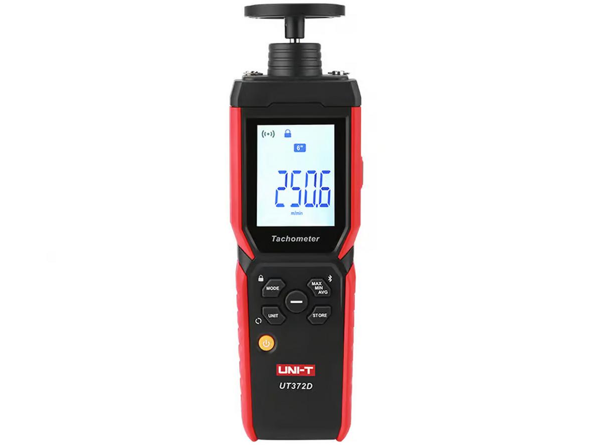 Tổng quan Máy đo tốc độ vòng quay 2 trong 1 Uni-T UT372D (1-99,999rpm, tiếp xúc, không tiếp xúc)