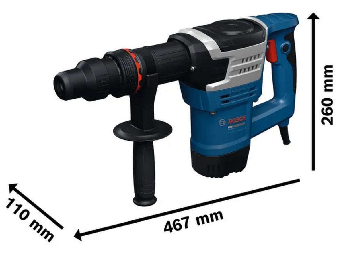 Tổng quan Máy đục phá bê tông Bosch GSH 5MX (06113389K1, dùng mũi SDS max)