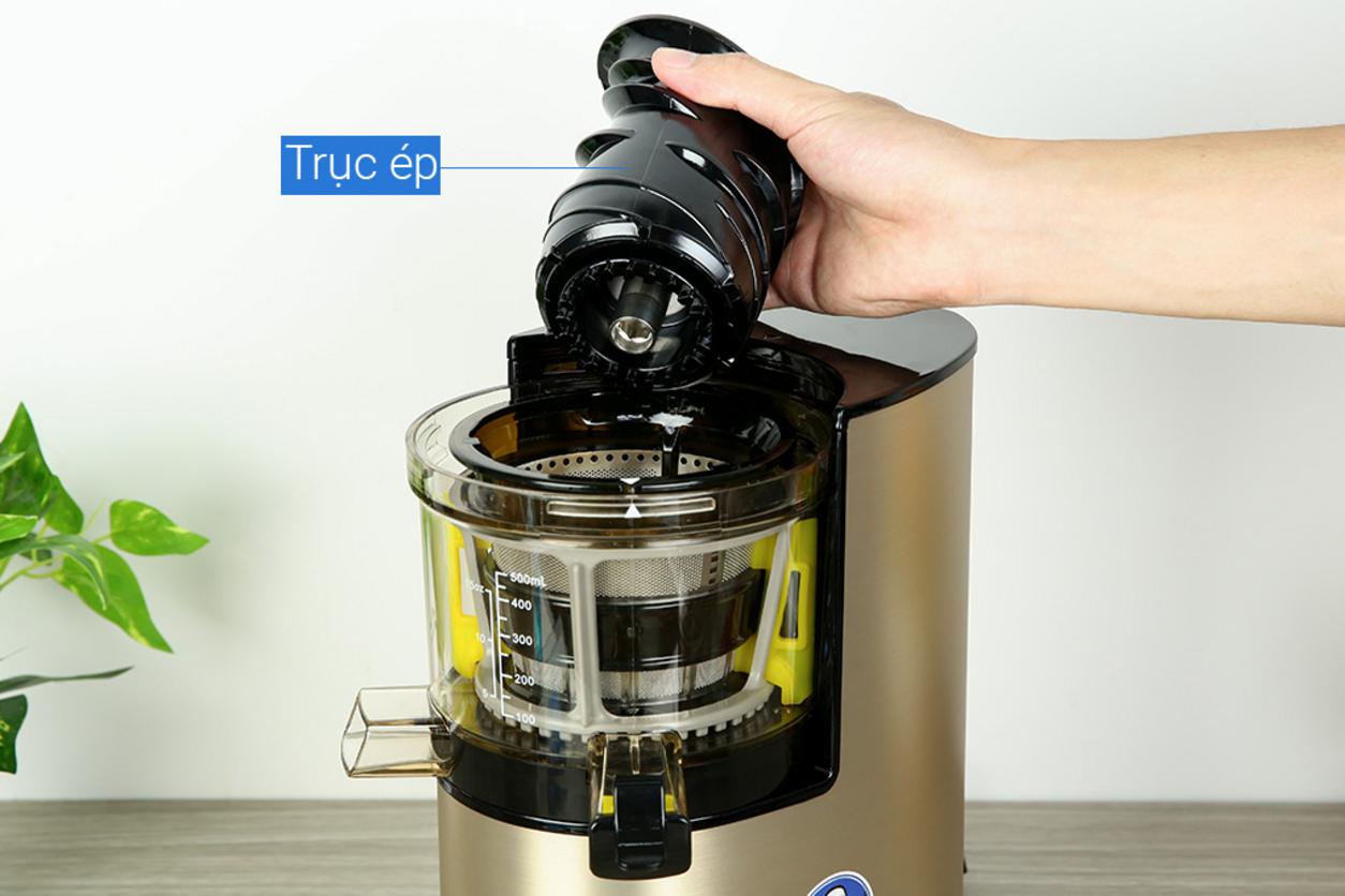 2 cửa nạp nguyên liệu 80mm và 40mm