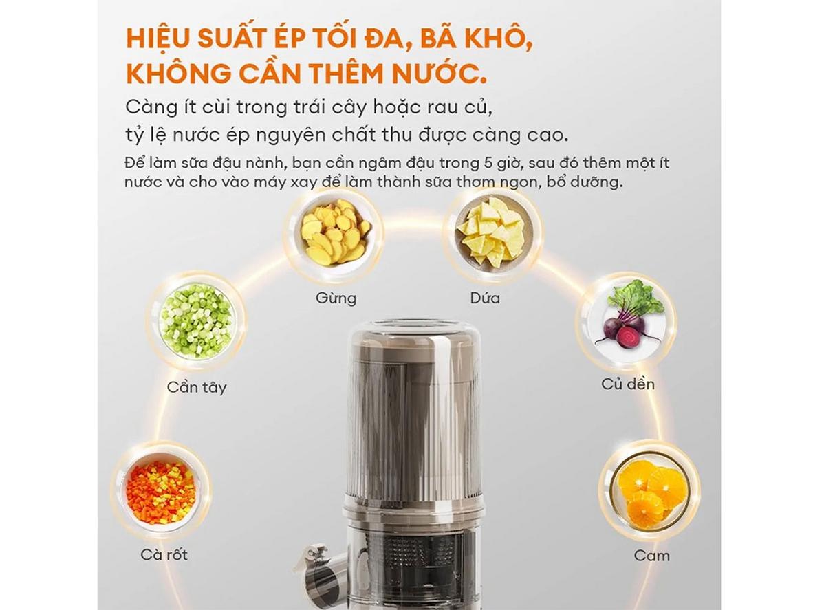 Tổng quan Máy ép chậm Gaabor FP1M-WH01A