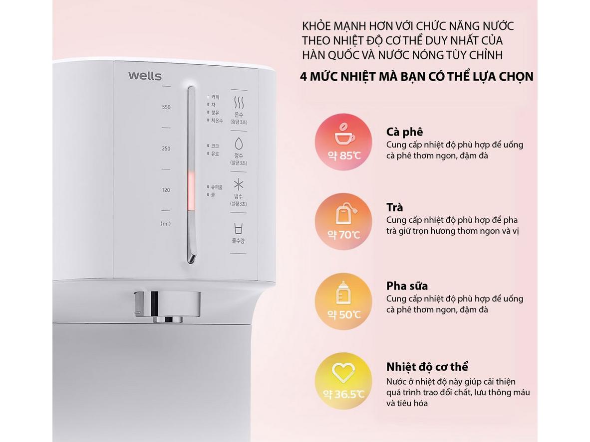 Tổng quan Máy lọc nước Wells Super Cooling The New WQ674NWA