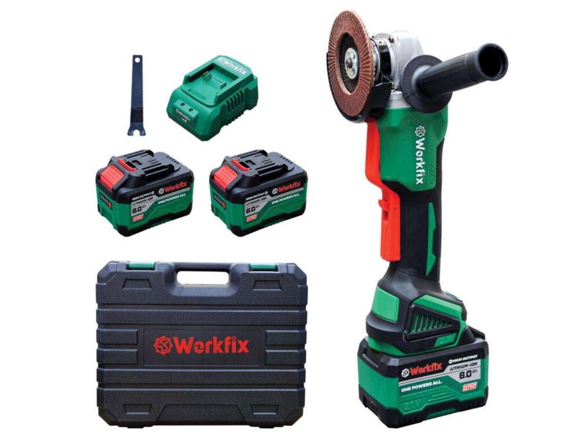 Tổng quan Máy mài, cắt pin công tắc bóp Workfix WF-AG100B