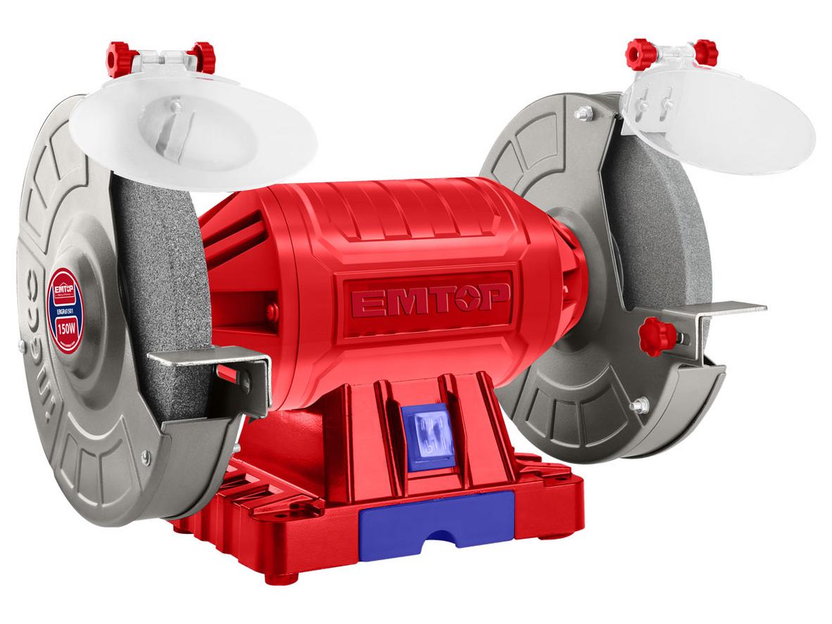 Tổng quan Máy mài đá 2 đầu Emtop EBGR83501