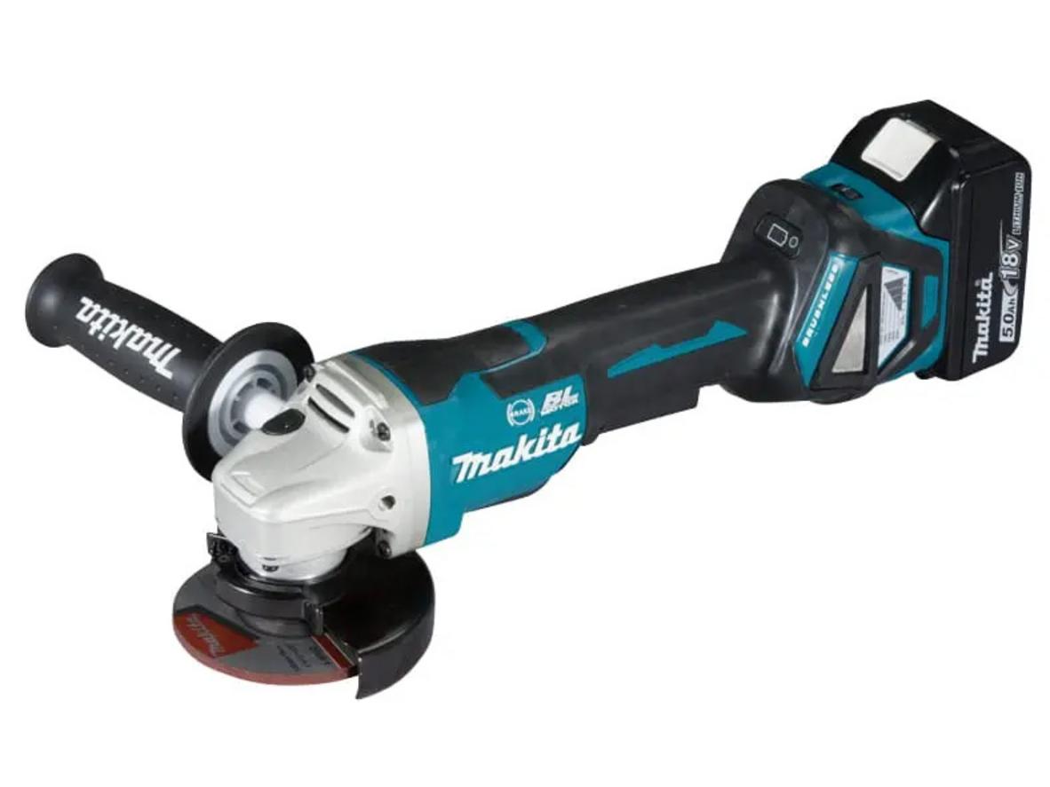 Tổng quan Máy mài góc dùng pin 18V - 100mm Makita DGA418RTE (2 pin 5AH + 1 sạc)