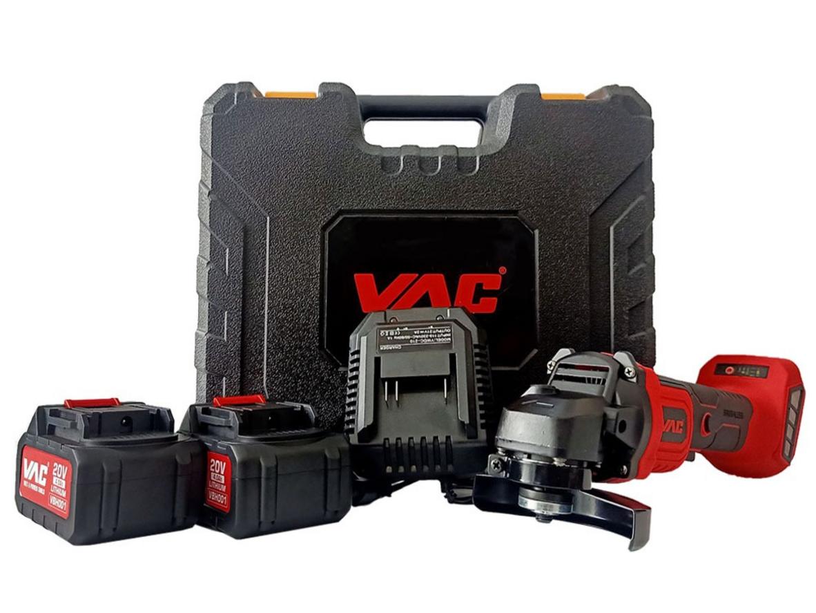 Tổng quan Máy mài góc dùng pin VAC VA2201A (1 sạc, 2 pin, 100mm, 850W, 20V )