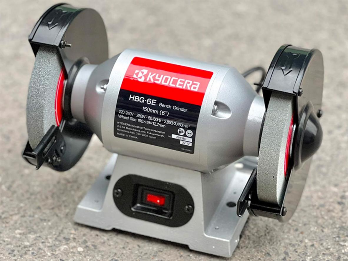 Tổng quan Máy mài hai đá Ryobi Kyocera HBG-6E