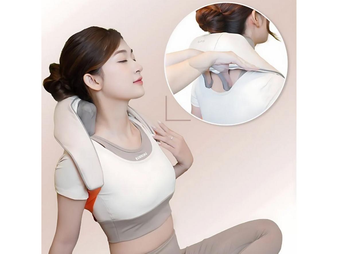 Tổng quan Máy massage cổ vai gáy 4D Kachi MK395