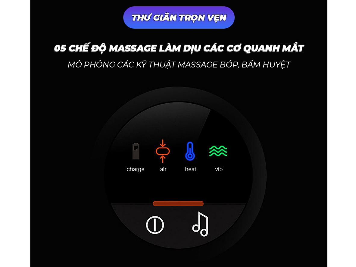 Tổng quan Máy massage mắt Homca PG-2404G5 (M7)