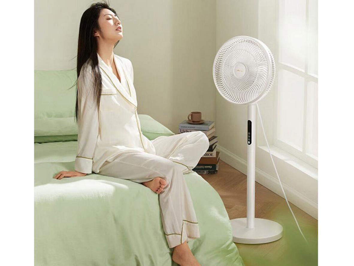 Mô tơ dây đồng và góc quay 80 độ giúp quạt vận hành ổn định