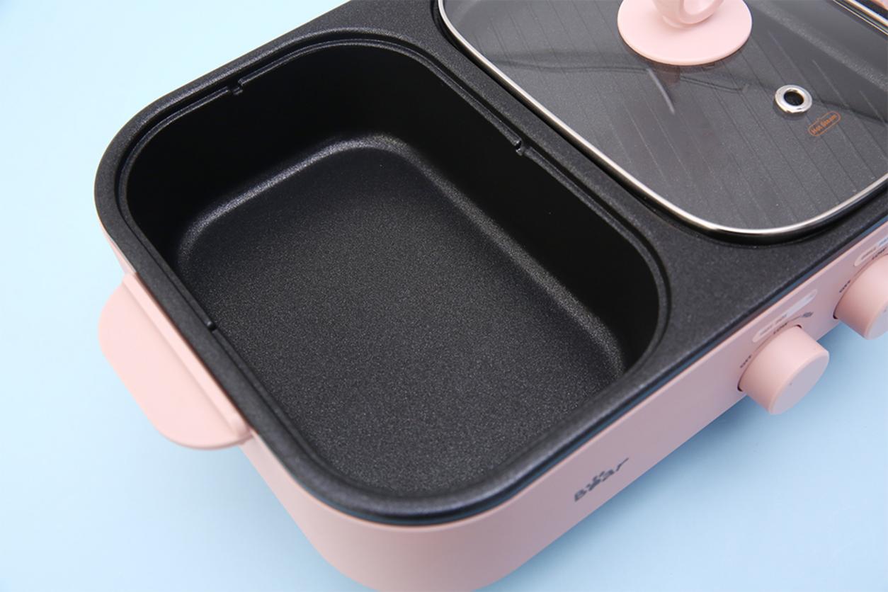 Nấu lẩu và nướng cùng lúc với Bear DKL-C12D1