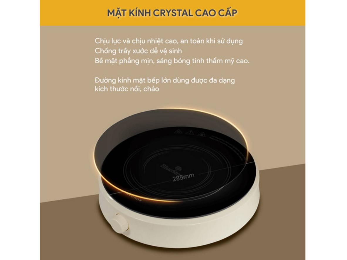 Núm xoay điều khiển giúp thao tác đơn giản, trực quan.