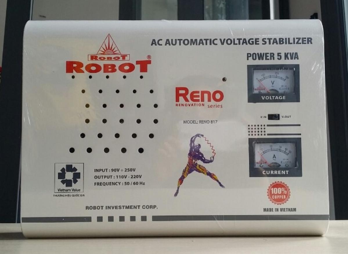 Tổng quan Ổn áp treo tường Robot 5KVA90 (TT)
