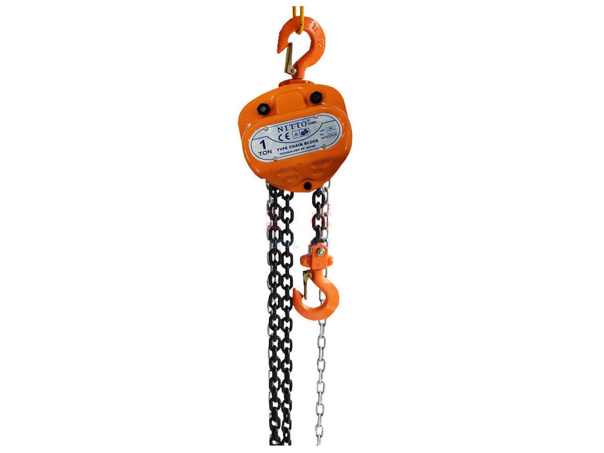 Tổng quan Pa lăng xích kéo tay Nitto 1T-5m (1 tấn)