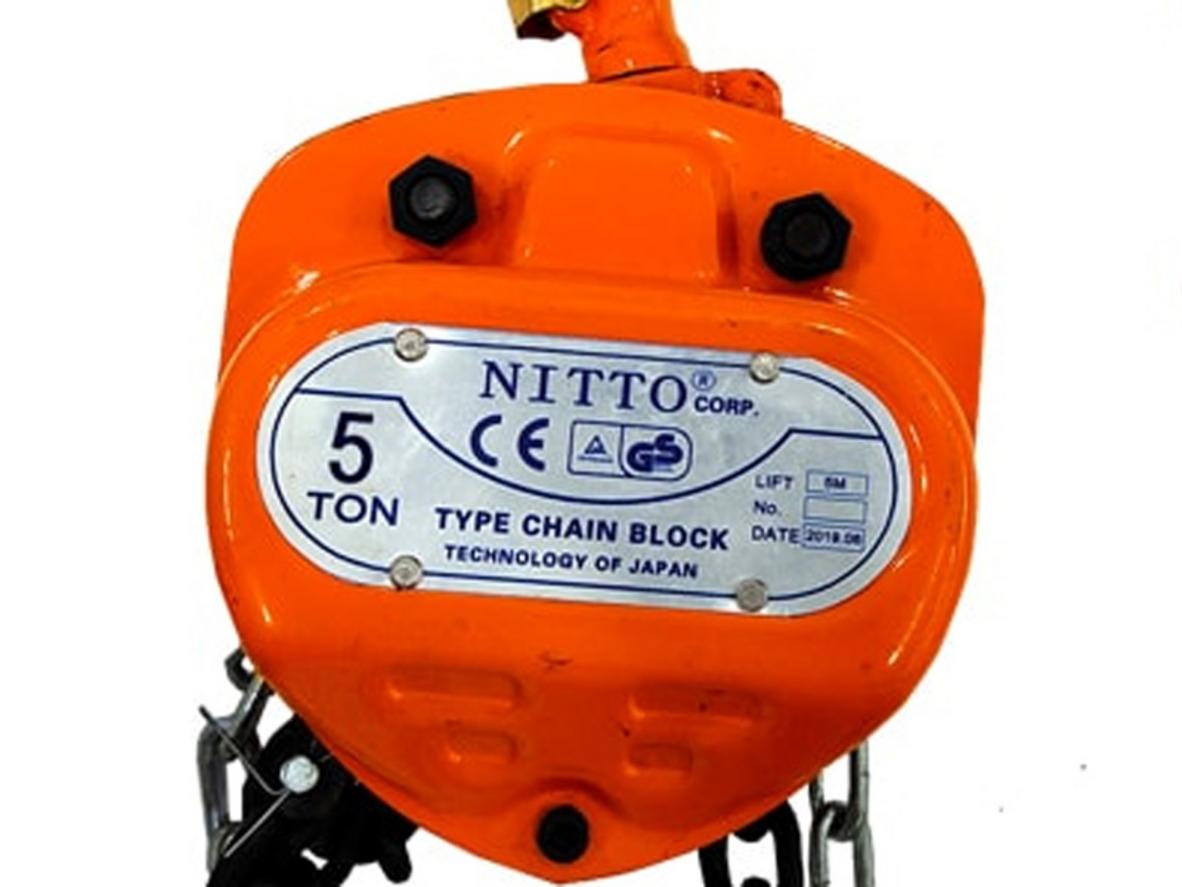 Tổng quan Pa lăng xích kéo tay Nitto 5T-3m (5 tấn)