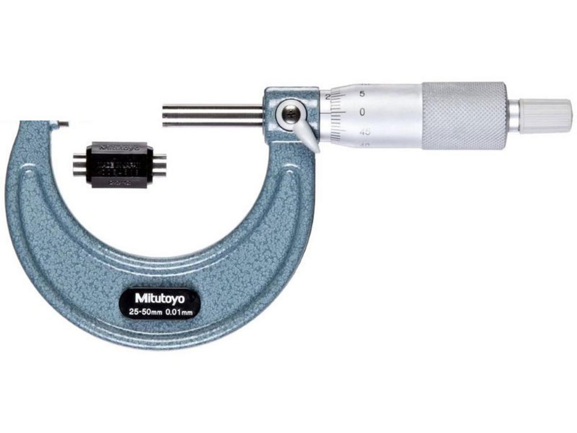 Tổng quan Panme đo ngoài cơ khí Mitutoyo 103-138 (25mm - 50mm/0.01mm)
