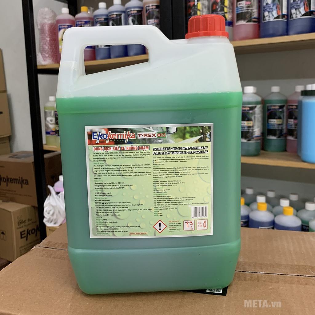 Hướng dẫn pha T-REX 80 đúng tỷ lệ theo thiết bị.