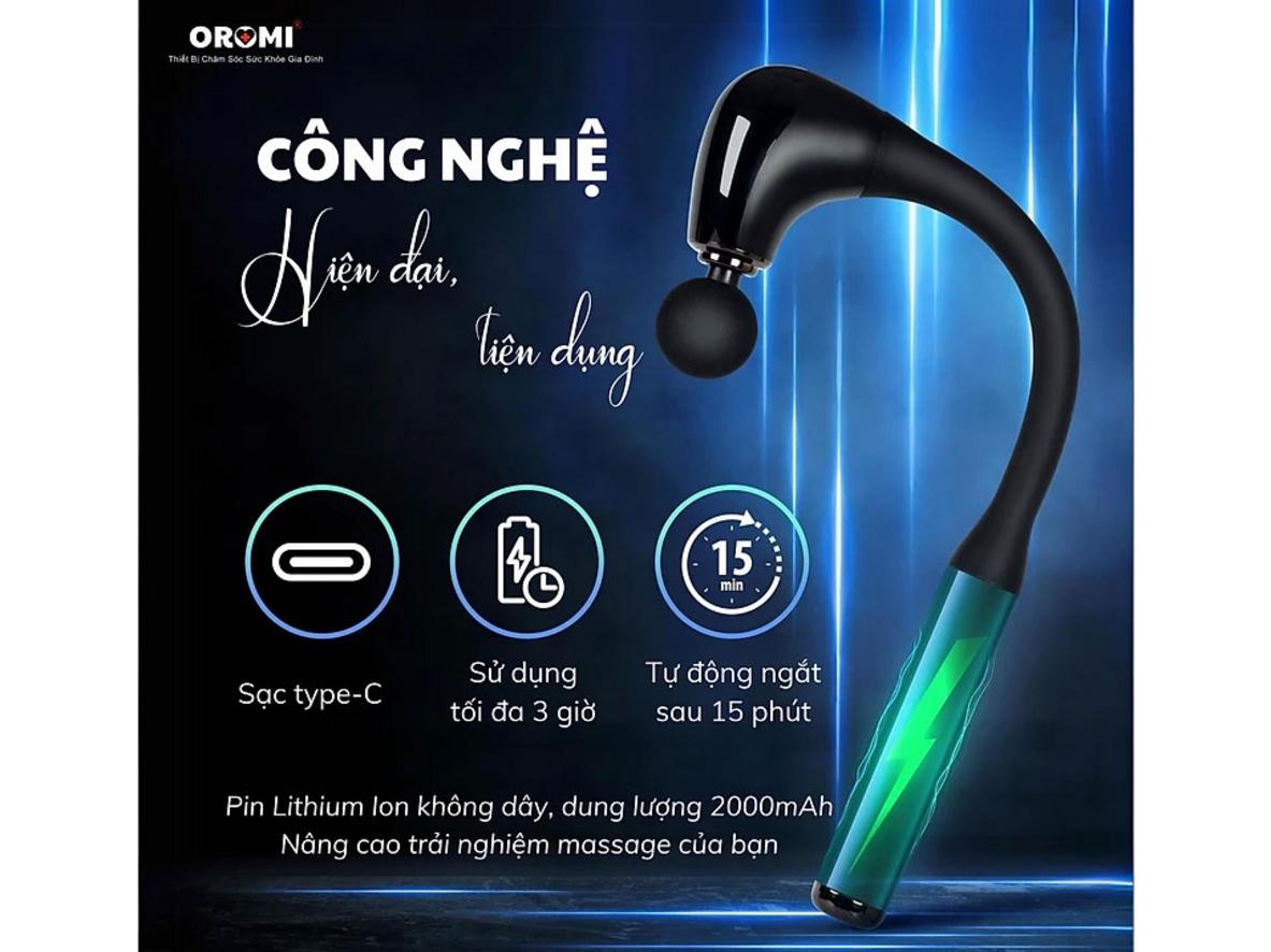 Pin 2000mAh không dây, sạc tiện và dùng linh hoạt.