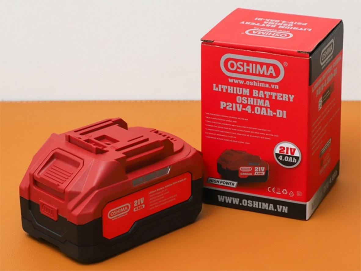 Tổng quan Pin Lithium Oshima P21V-4.0Ah-D1