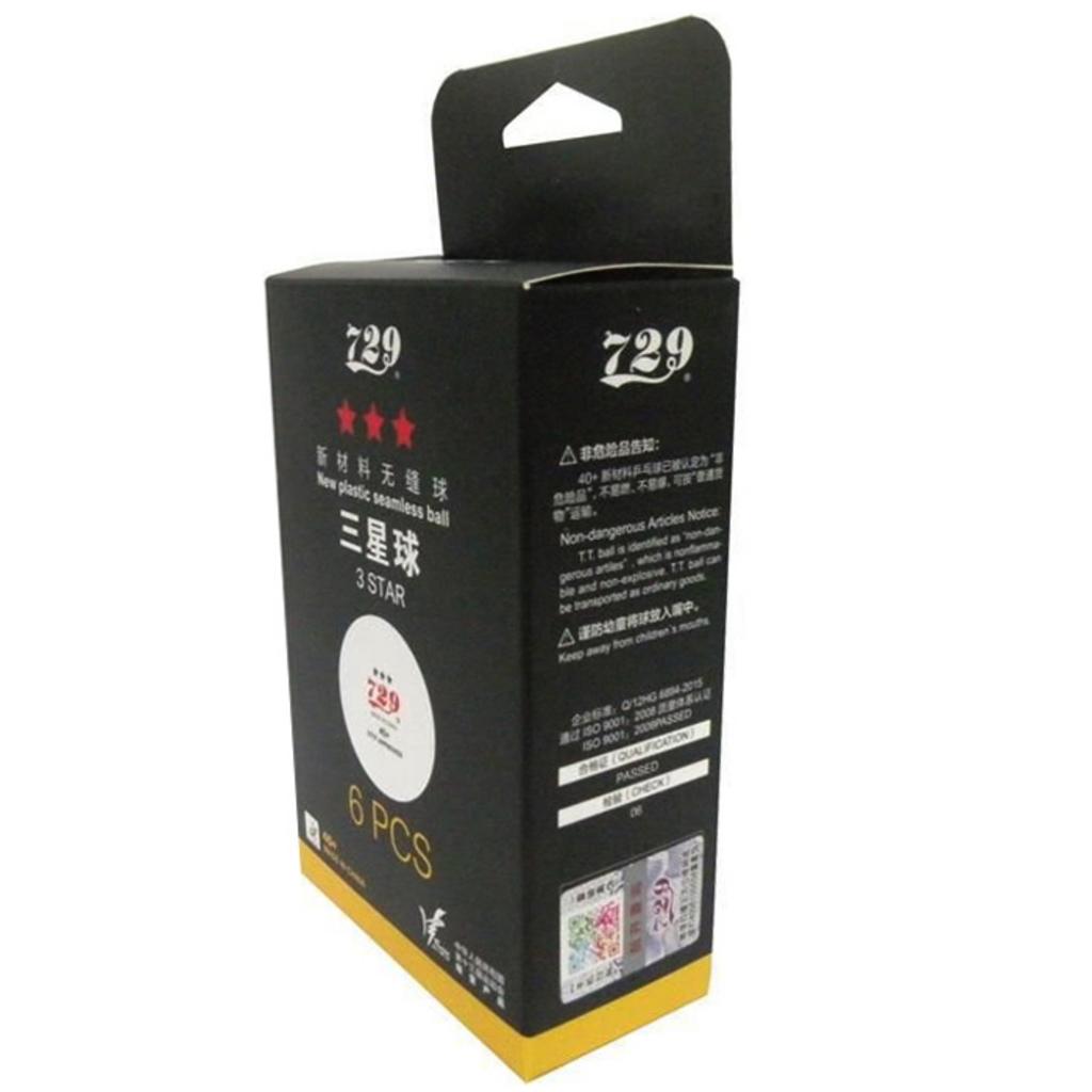 Tổng quan Quả bóng bàn 729 3 sao 40+ (hộp 6 quả)