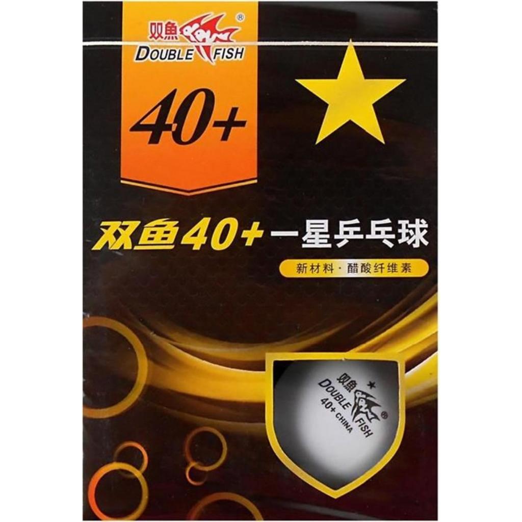 Tổng quan Quả bóng bàn Double Fish 40+ 1 sao