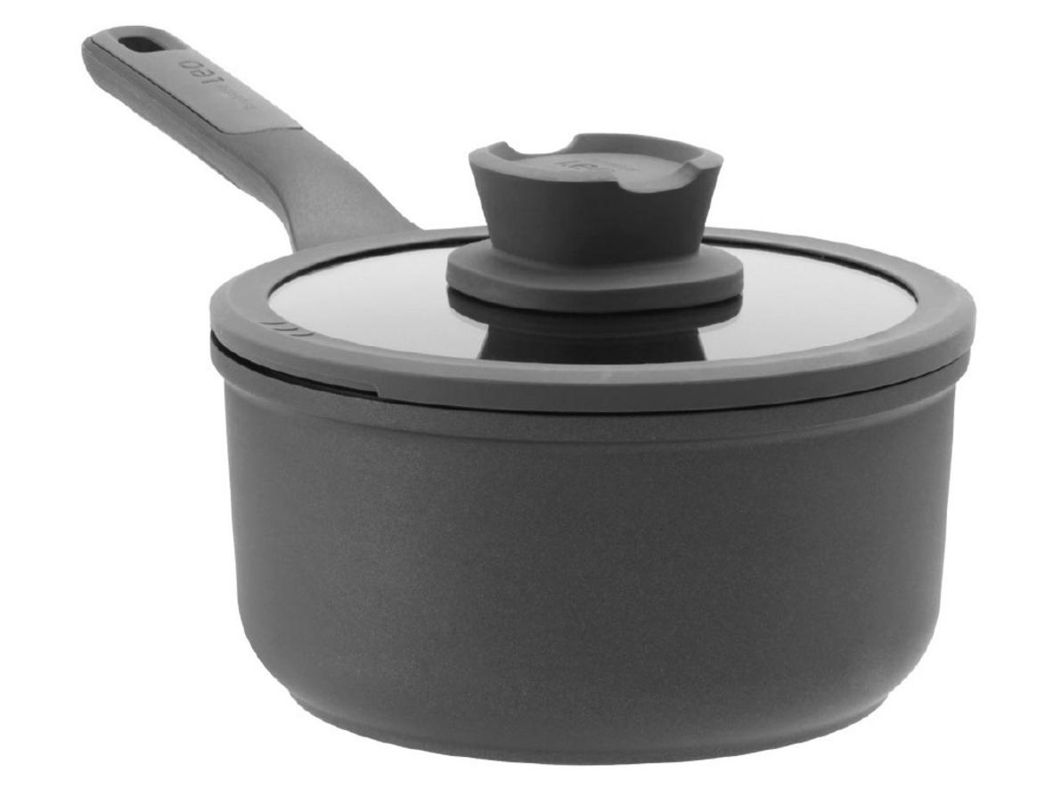 Tổng quan Quánh Berghoff Stone+ 18cm nắp kính