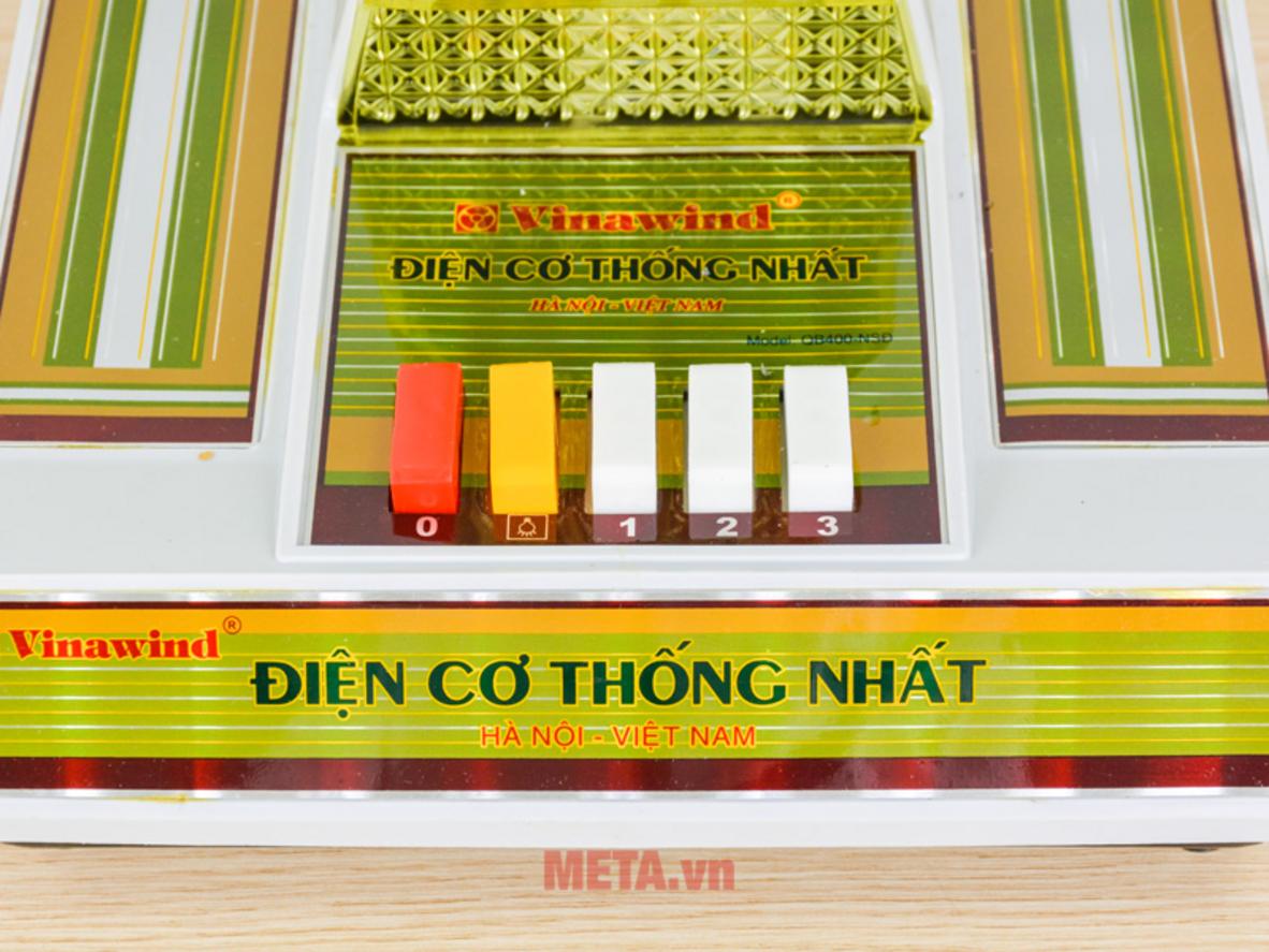 Tổng quan Quạt bàn Vinawind 400-NSD sải cánh 400mm, có đèn
