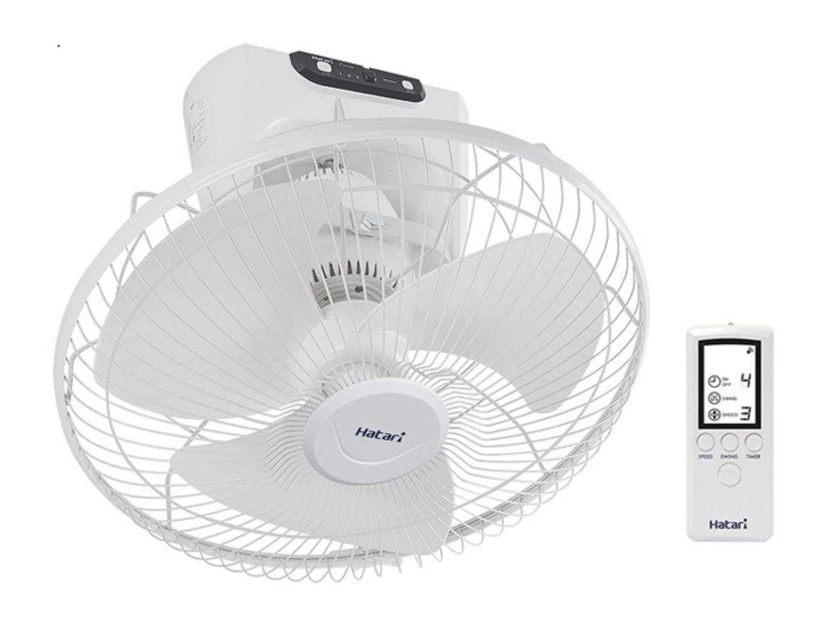 Tổng quan Quạt đảo trần Hatari Thái Lan HT-C18R1 (có điều khiển)