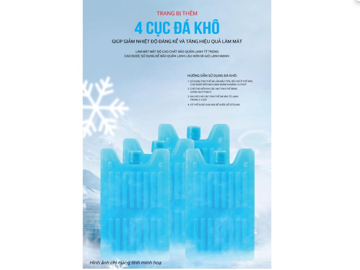 Tổng quan Quạt điều hòa Coex CA-7124A (Điều khiển từ xa)