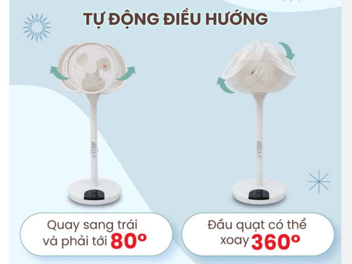 12 mức gió và nhiều chế độ cho từng nhu cầu sử dụng.