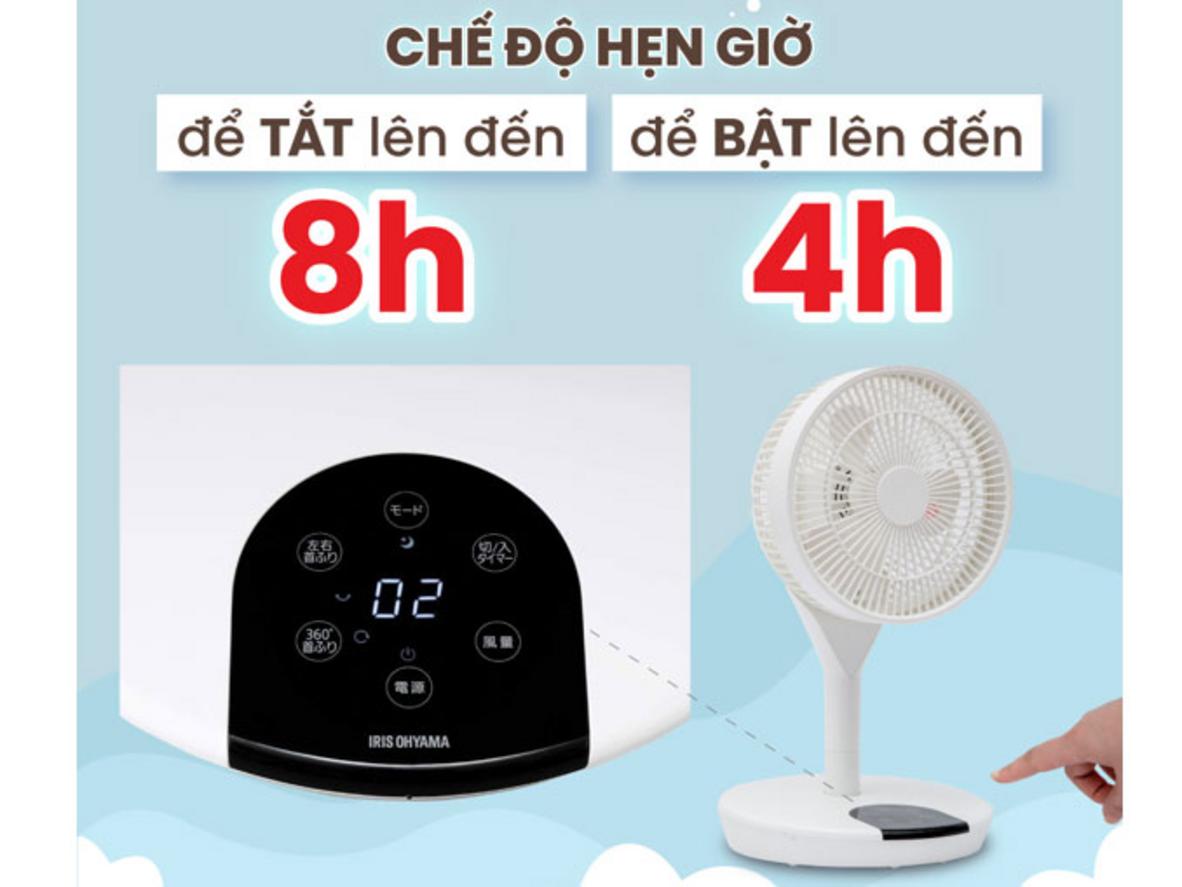 Luồng gió thổi xa đến 18m giúp phòng mát đều hơn.