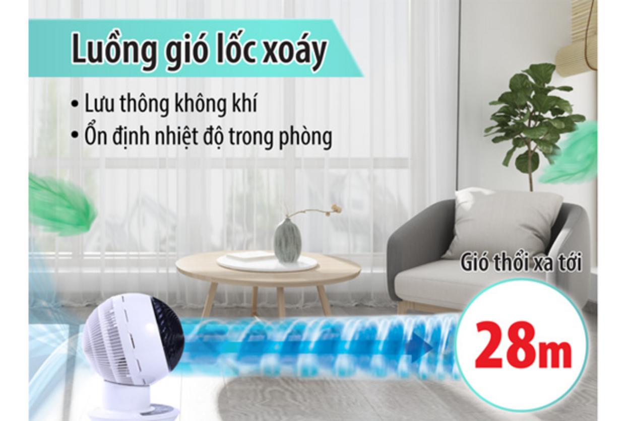 Tổng quan Quạt đối lưu không khí Iris Ohyama PCF-SDC15T