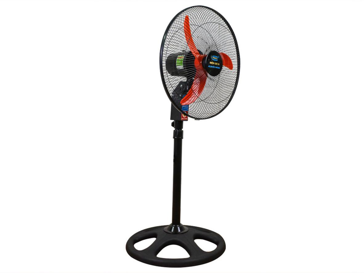 Tổng quan Quạt đứng công nghiệp hộp điện sắt, cổ nhựa điện cơ 91 QĐ-CN450FN