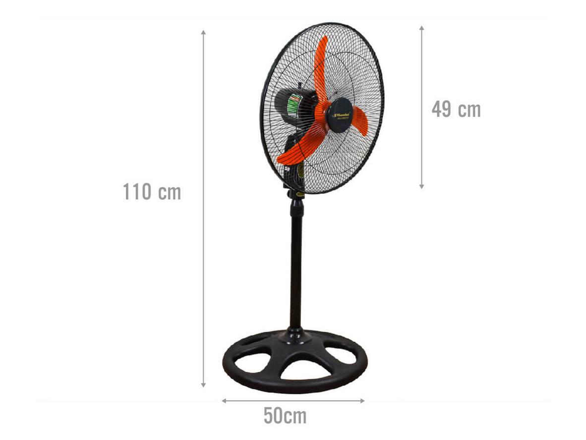 Sải cánh 45cm giúp quạt tạo luồng gió rộng và mát nhanh.