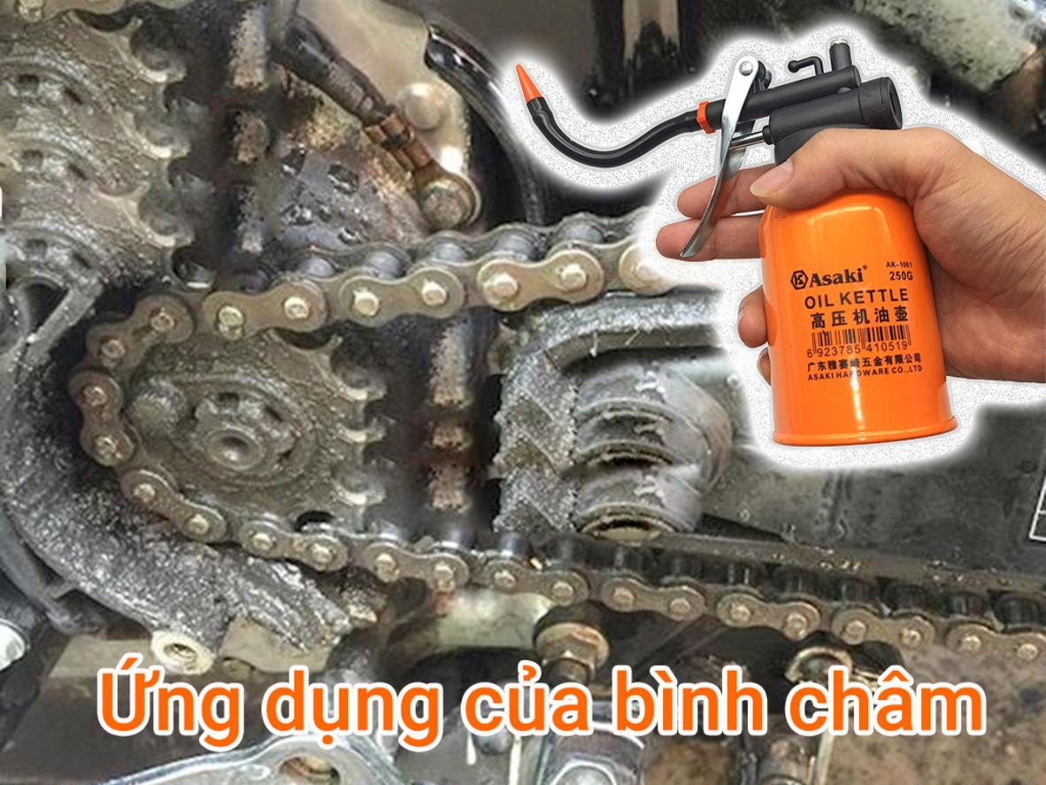Thân hợp kim thép chống gỉ tăng độ bền cho sản phẩm.