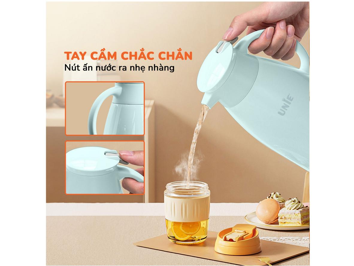 Thiết kế tiện dụng, dễ rót nước và ổn định khi sử dụng.