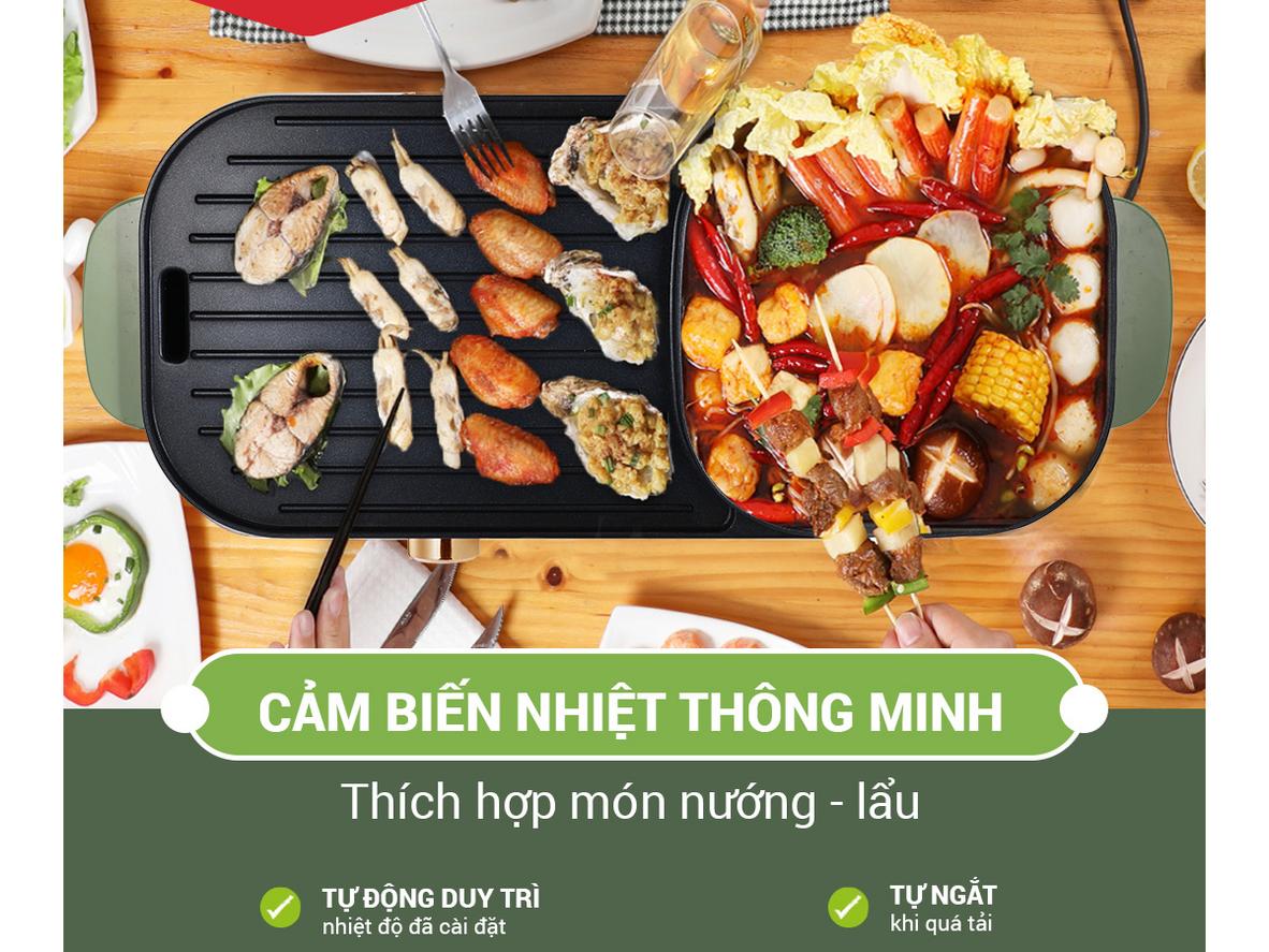 Thiết kế gọn đẹp, phù hợp không gian bàn ăn gia đình