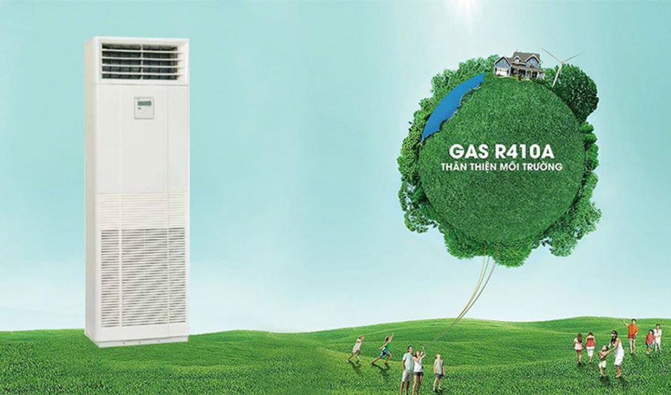 Điện 3 pha và gas R410A cho vận hành ổn định
