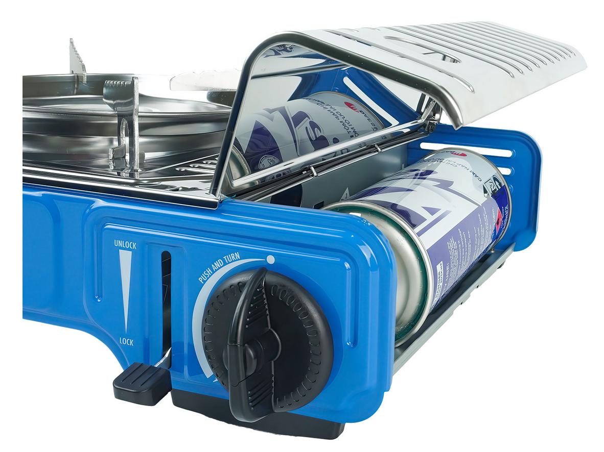 Van tự ngắt gas chống quá áp kết hợp đánh lửa Magneto nhạy và an toàn.