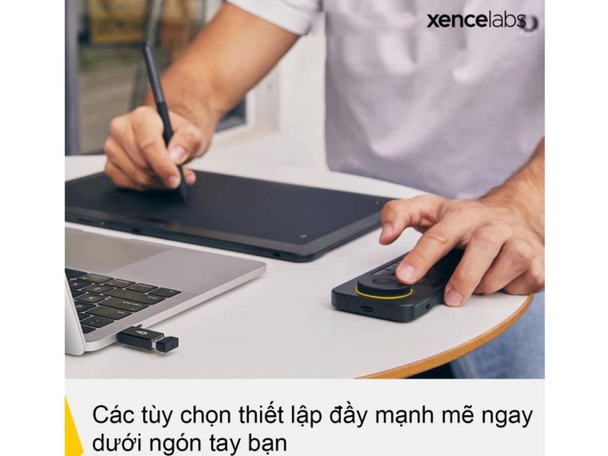 Vòng Dial 4 chế độ cho thao tác sáng tạo chính xác