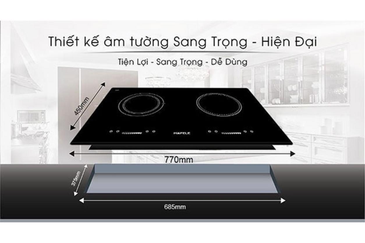 Vùng từ 210mm cho tốc độ nấu nhanh