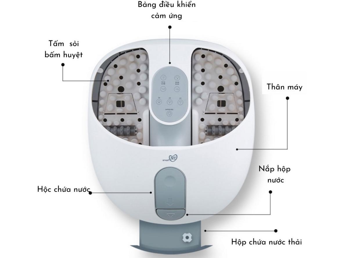 Công nghệ xông hơi siêu âm cho trải nghiệm thư giãn nhanh và êm dịu.