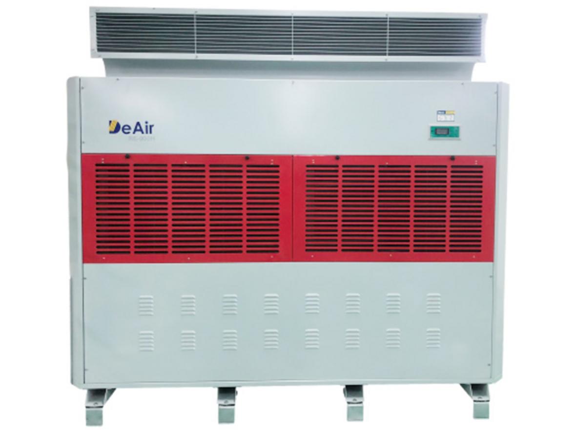 Công suất 1.200 lít/ngày giúp DeAir.RE-1200H xử lý ẩm mạnh cho kho xưởng diện tích lớn.