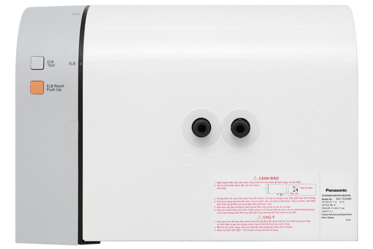 Dung tích 15 lít và công suất 2.500W phù hợp gia đình nhỏ.