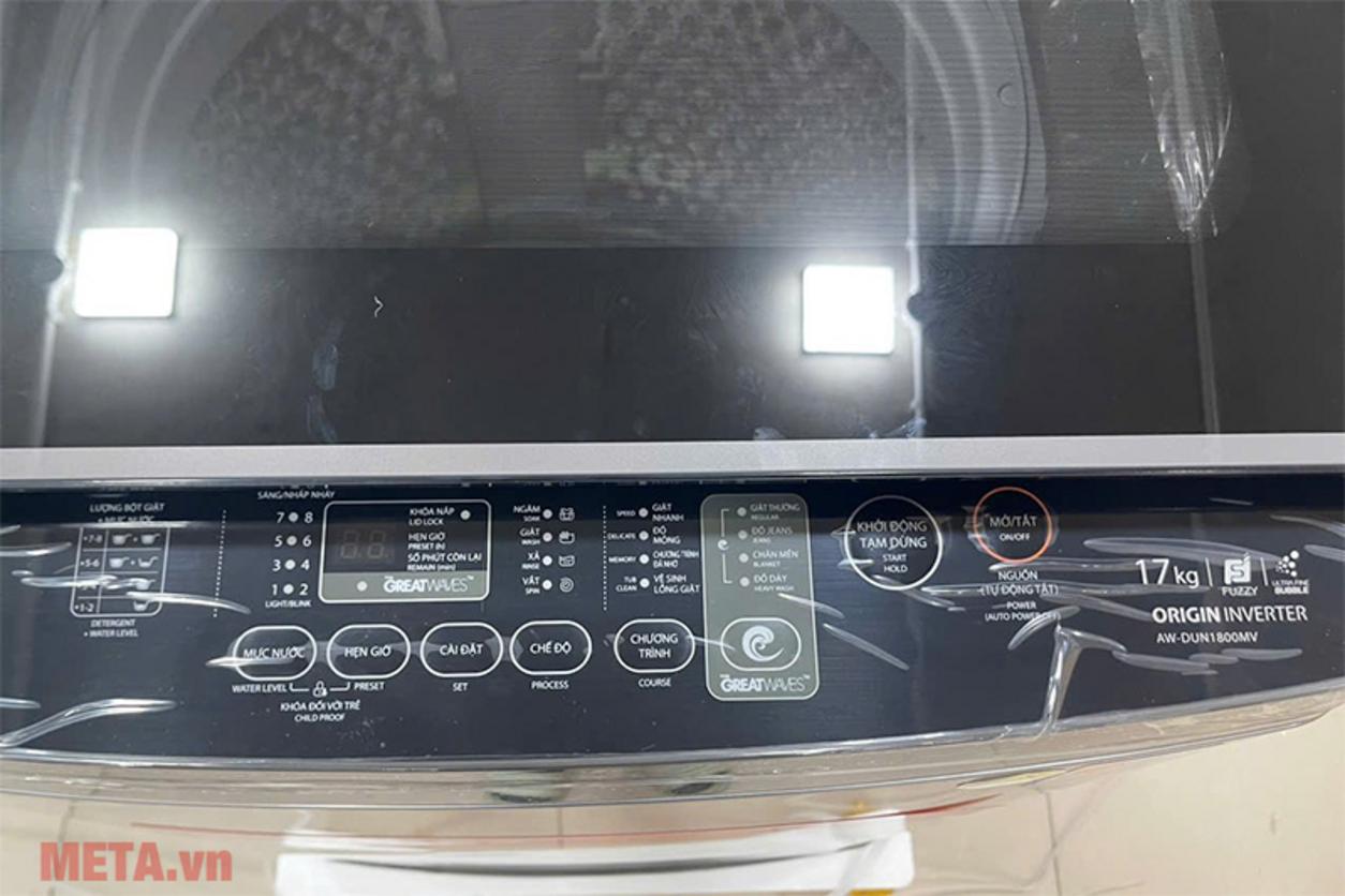 17kg giúp giảm số mẻ giặt và xử lý đồ nhiều hiệu quả hơn
