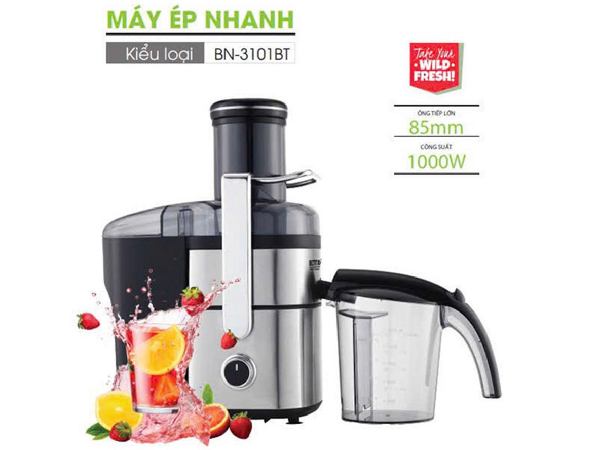 2 tốc độ ép, 1 cối ép, thao tác đơn giản.
