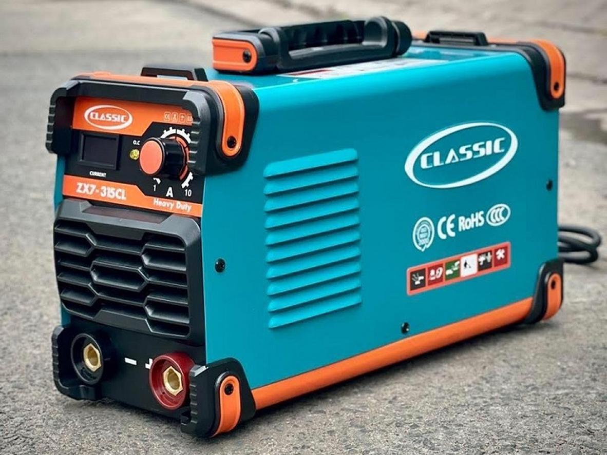 Dải dòng hàn 20A - 315A giúp máy phù hợp nhiều công việc.