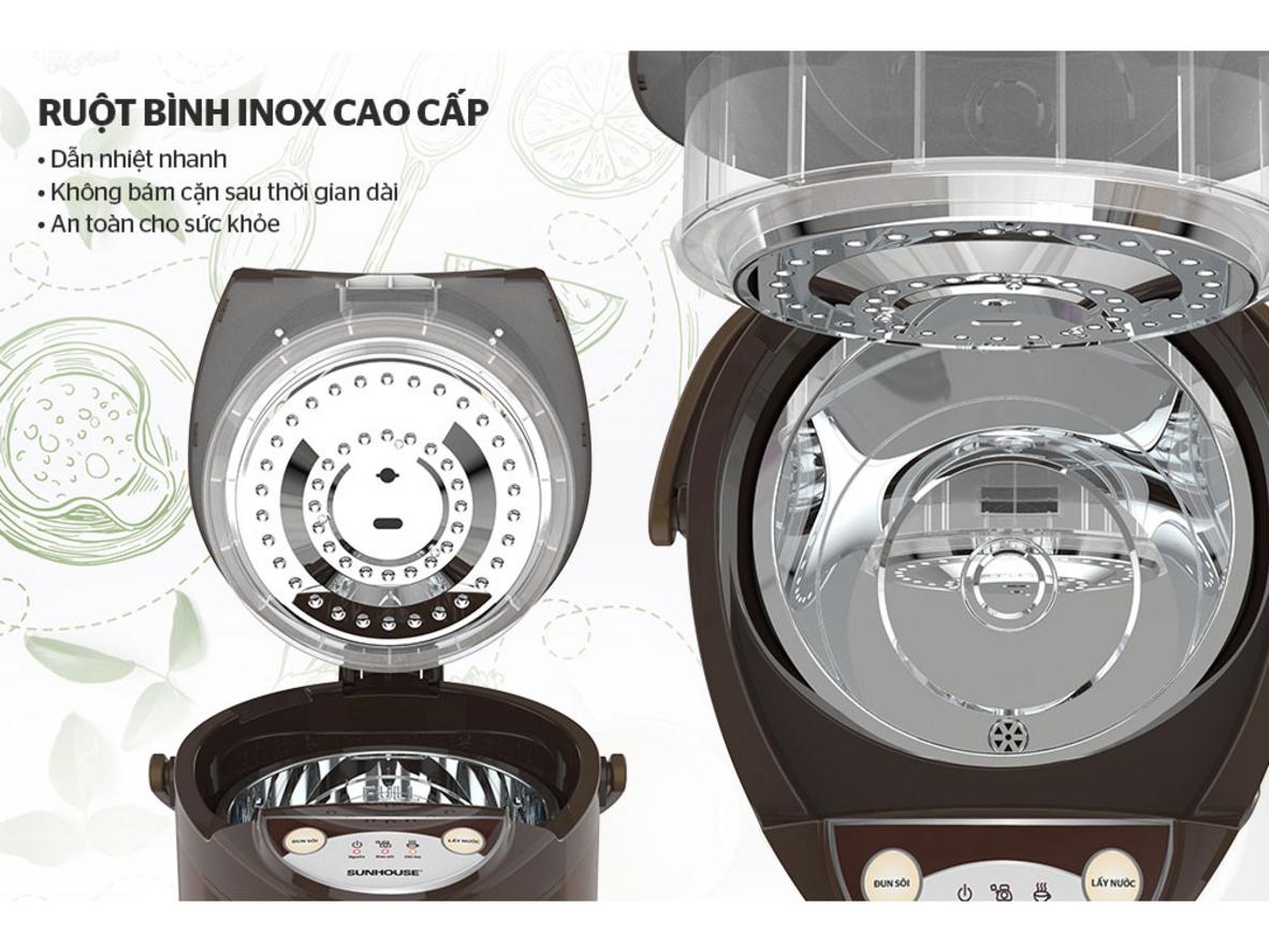 3 chế độ rót nước giúp thao tác linh hoạt và thuận tiện.