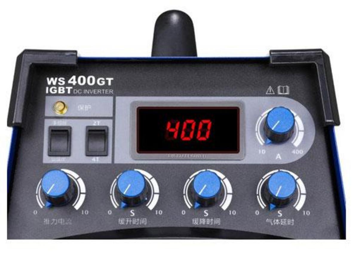 Nguồn 3 pha 380V/50–60Hz giúp máy hàn Riland WS TIG 400GT vận hành ổn định