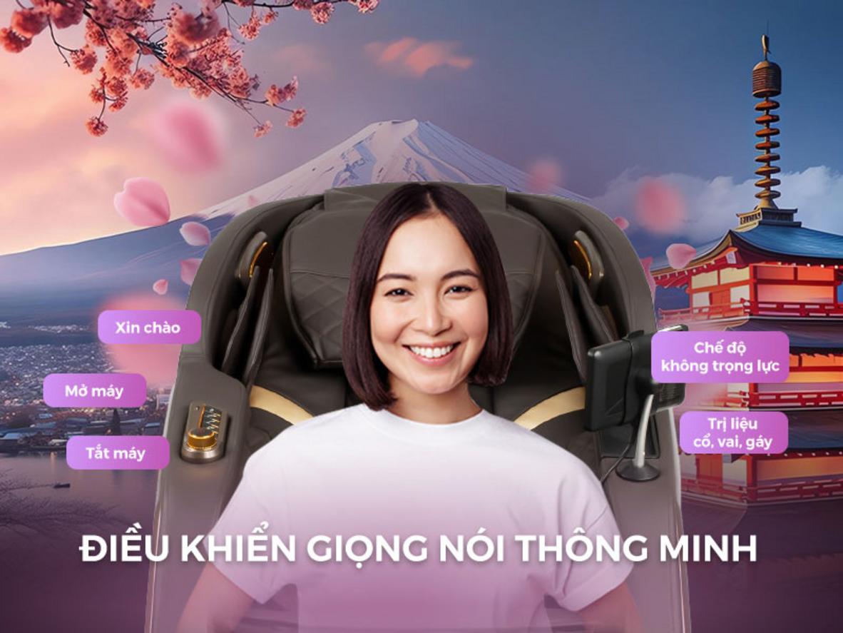 34 túi khí kết hợp nhiệt hồng ngoại cho thư giãn toàn thân