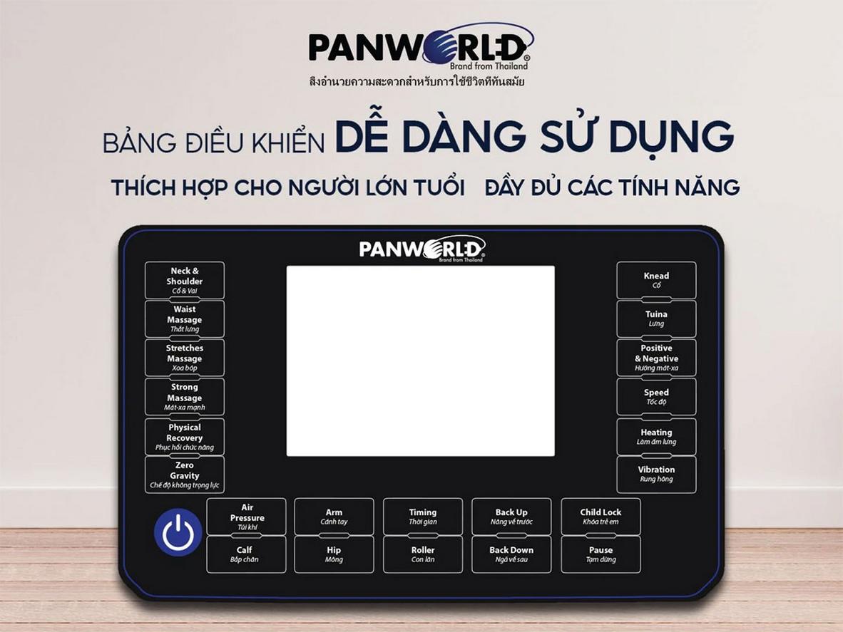4 cột lăn và 22 đầu massage giúp massage sâu và đều hơn.